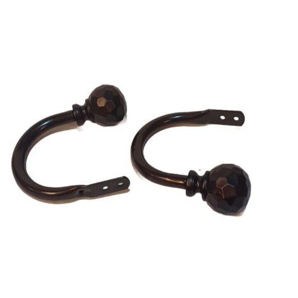 SZXIMU Heavy Duty Curtain/Drapery Holdbacks Brushed Bronze W/ Screws-2 Pieces - Picture 9 of 9